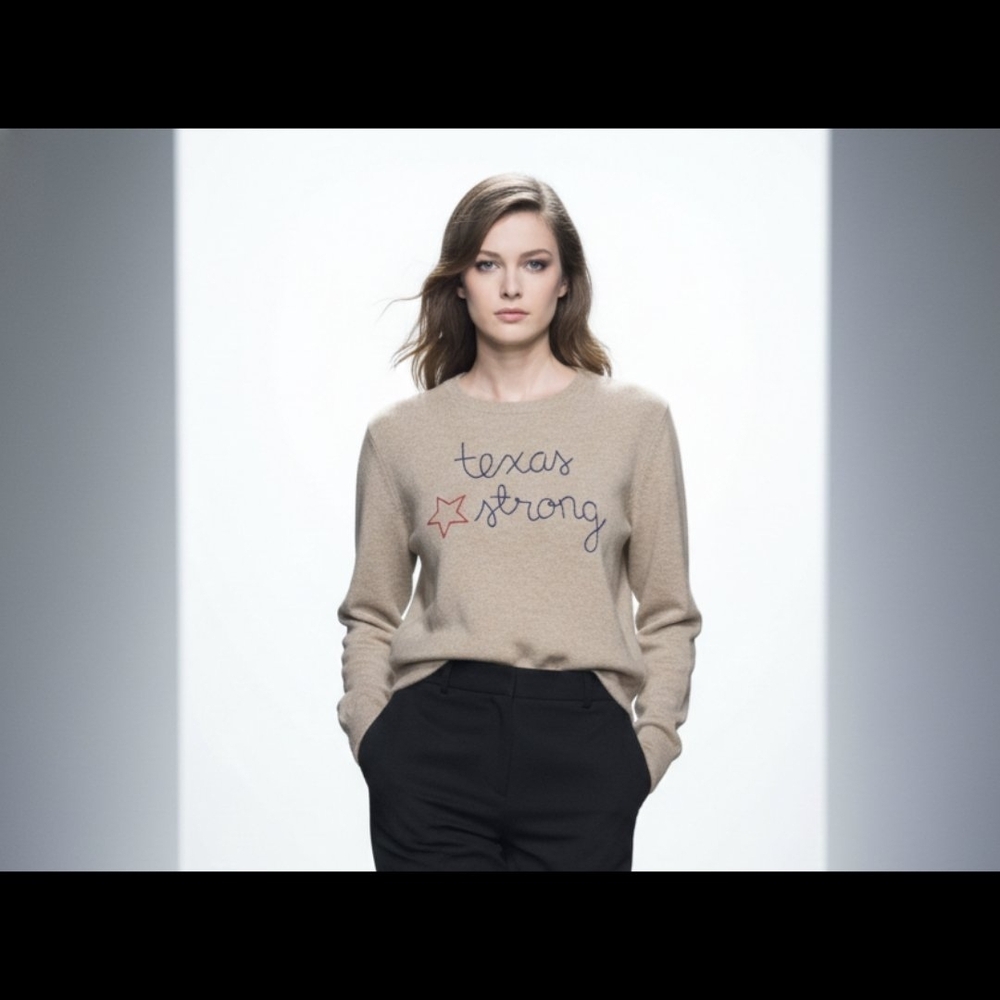 Lingua Franca Beige Sweater